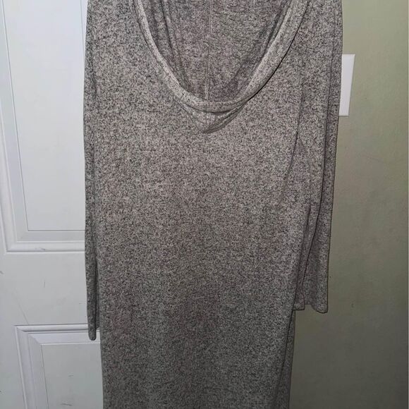 Chloe & Katie Cozy Heather Grey Duster Cardigan Sz Small - Picture 4 of 4